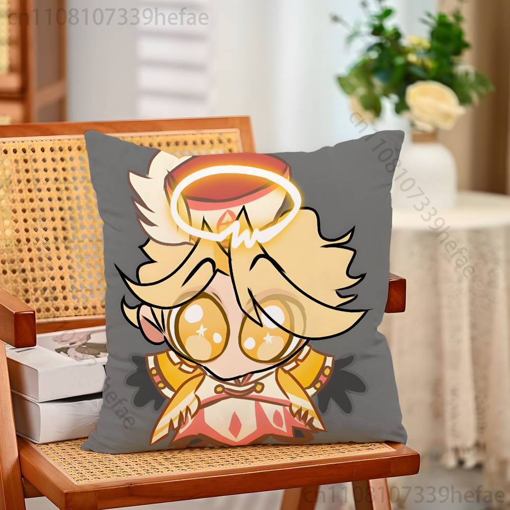 HHazbin Hotel Abel Pillow Cases for Bedroom Living Room Sofa Home Decor Polyester Cushion Cover with Zipper