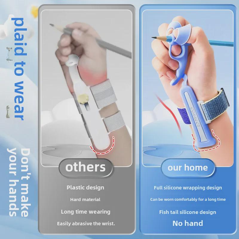 Grip pentru scris pentru copii: Corector de postură anti-cârlig pentru începători