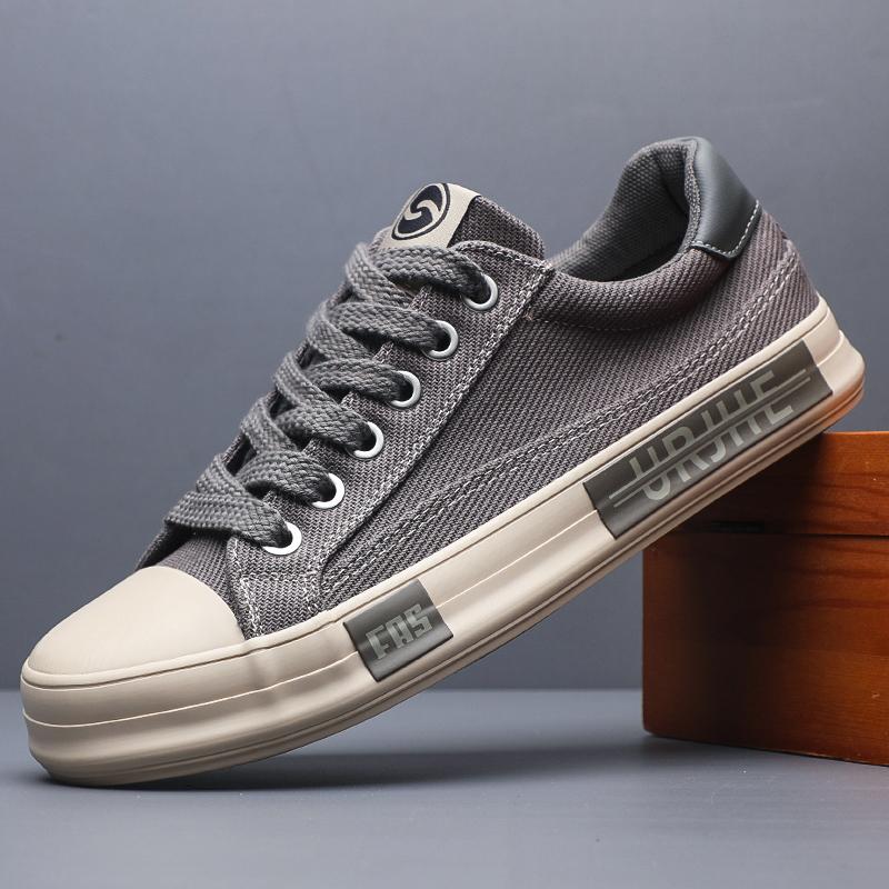 

Модная низкая плоская повседневная парусиновая обувь для мужчин Весна Осень Классическая оригинальная мужская обувь Мода 2025 Кроссовки для ходьбы и отдыха SS25859 44