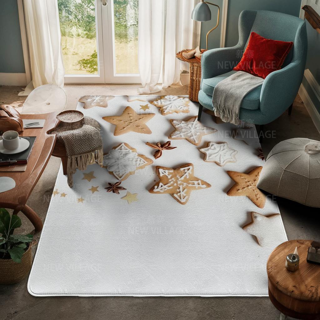 House entrance carpet Home door mat Living Room Bath Foot bathroom non-slip water absorption rugs bath Merry Christmas winter