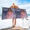 A-Ayliva Cool Singer Tour Beach Towel Soft Microfiber Quick Dry Absorbent Quick Towels For Pool