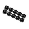 10xMotorcycle Head Bolt Cap Schrauben Topper Screw Cover 9mm Black/Chrome For Harley Touring Twin Cam Dyna Sportster XL Softail