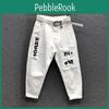 Loose Vintage Womens Korean Streetwear Jeans High Waist Straight Denim Trousers Clothes