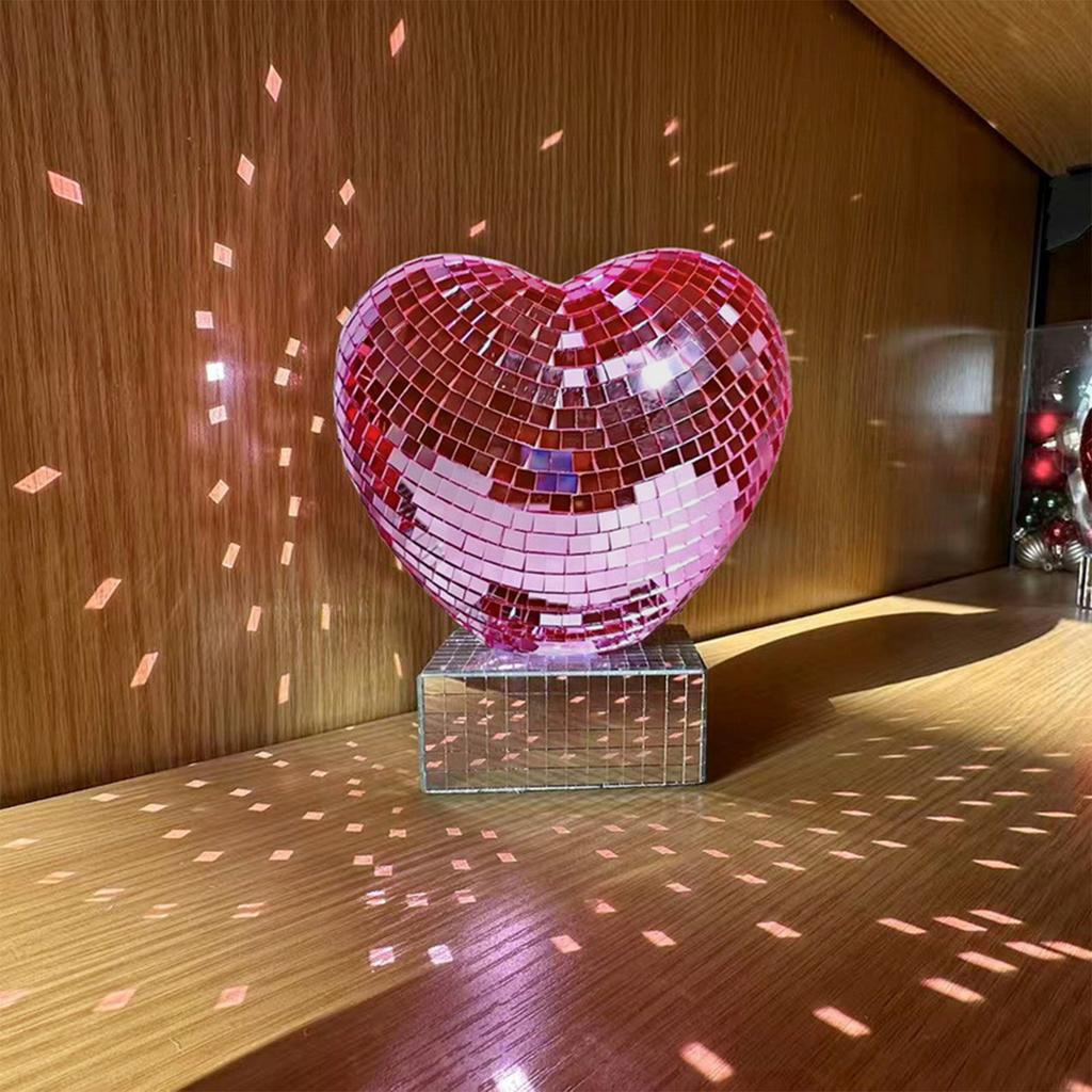 Kärleksspegel Tillbehör Alla hjärtans dag Bröllopsfest Live Hemma Atmosfär Dekoration Prydnader