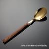 Qianxing 430 Stainless Steel Gold Dining Spoons