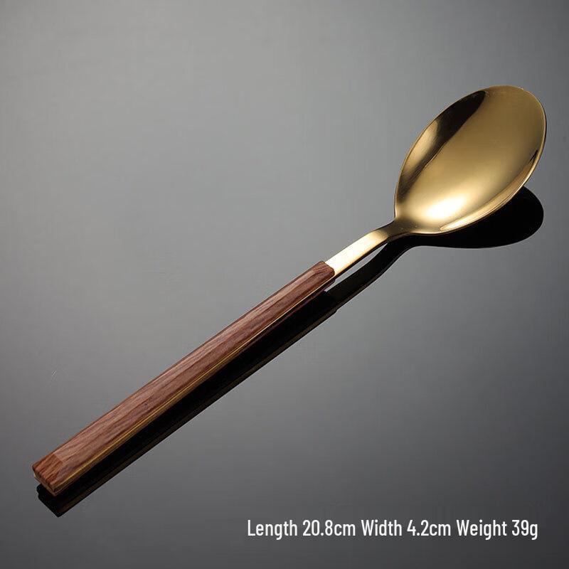 

Qianxing 430 Stainless Steel Gold Dining Spoons