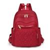 Fashionable Women's Backpack   Light Luxury Design Solid Color Versatile Basic Style Backpack Bolso Mujer