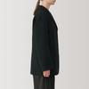 MUJI Recycled Wool Blend Jacket Size S Women's Coat, Black, (BD0ZFA4A)