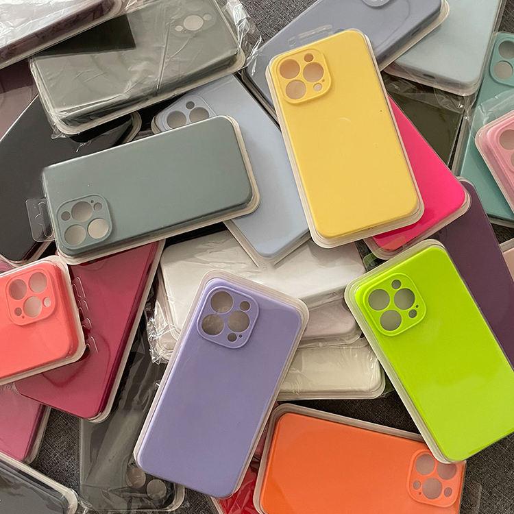 Silikonowe etui odporne na wstrząsy do telefonu komórkowego Apple iPhone 11-17, Pro Max, Mini, 5-Fabryka