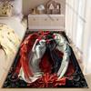Duality love power angel demon carpet Yoga living room room decor children's crawling mat doormat area rug games mat
