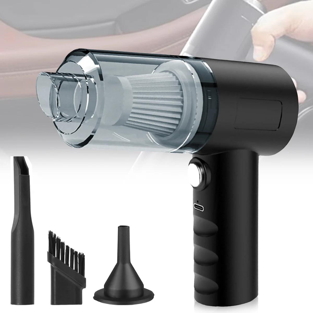 

1PC Portable Car Vacuum Cleaner 5500Pa Blowable Cordless Handheld Auto Vacuums Dual Use Mini Vacuum Cleaner For Car Home