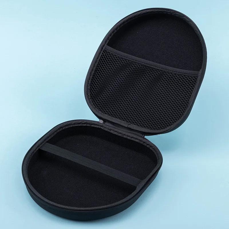 Compression Resistant Headphone Case Foldable EVA Storage Box Zipper Portable Headset Bag
