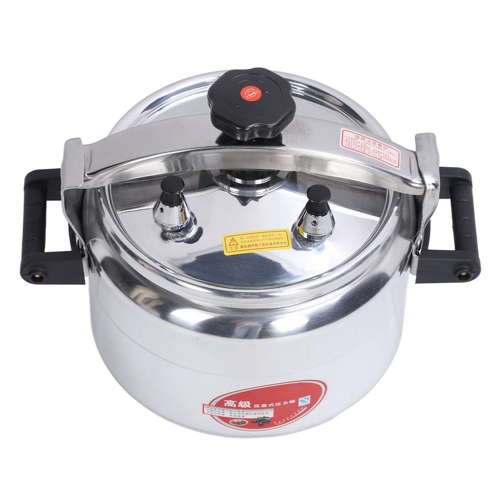 15L Großer Schnellkochtopf mit doppelter Sicherheitsverriegelung Aluminiumlegierung Auslaufsicher