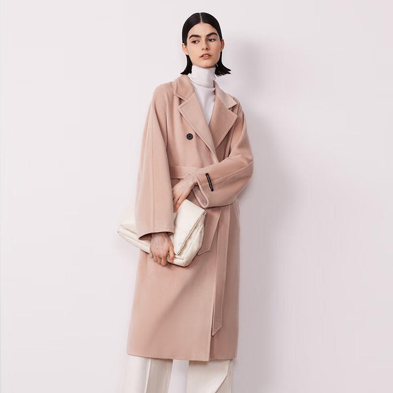 LANCY Women's French-Style Light Luxury Wool Coat