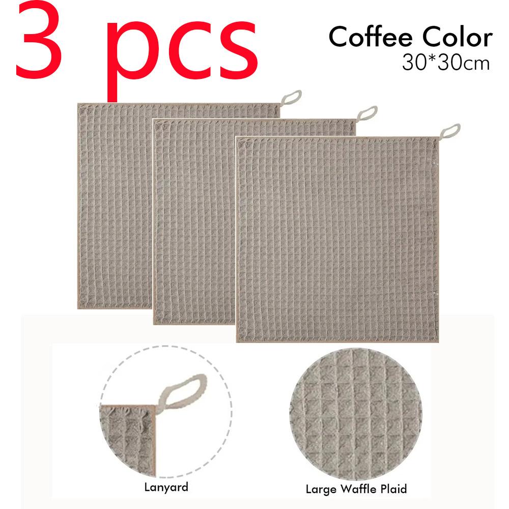

3/6pcs Microfiber Barista Cleaning Towels for Coffee Machine Towels Super Absorbent Coffee Bar Kitchen Dish Cleaning Cloth Towel