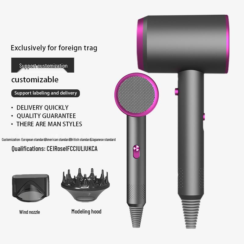 High-Speed Hair Dryer with Blue Light Technology for Salon-Quality Hair Care