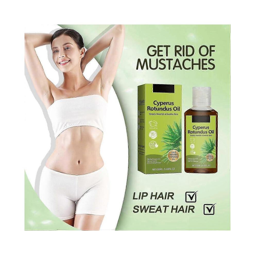 3pcs Cyperus Rotundus Oil, 100% Natural Nut Grass Oil, Cyperus Rotundus Oil for Hair Removal, Topical Cyperus Rotundus Oil, Reducing Body Hair Growth