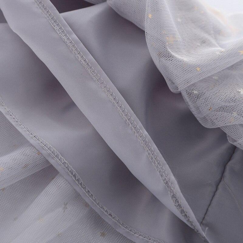 Barn Mesh Minikjolar Flickor Prinsess kjol Glitter Dans Balett Kjol Tutu Märke Paljett Party Girl Faldas kjol
