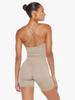 European & American Nude Feel Strap Yoga Set: Tummy Control & Hip Lift Cami with Tight-Fit Sports Pants