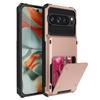 For Google Pixel 10 Pro/Pixel 10 Case PC+TPU Dual Layer Back Phone Cover with Card Holder