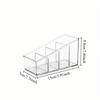 Plastic Trapezoidal Remote Control Storage Box Multifunctional Organizer Space Saving Desktop Storage Case for Home Office