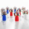 3Pcs Honeycomb Ball Ornament Decorative Hanging Balls USA Themed Indoor Outdoor Festive Atmosphere Holiday Party