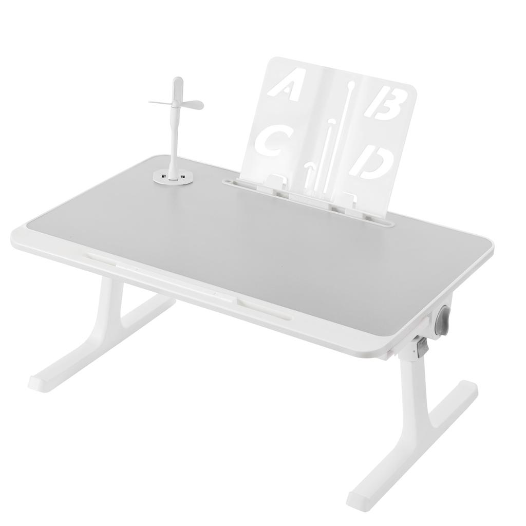 Grey Bed Laptop Table, Multi-purpose Lapdesk, Folable Bed Laptop Table Flexible Adjustment For Dormitories, Bedrooms, Beds