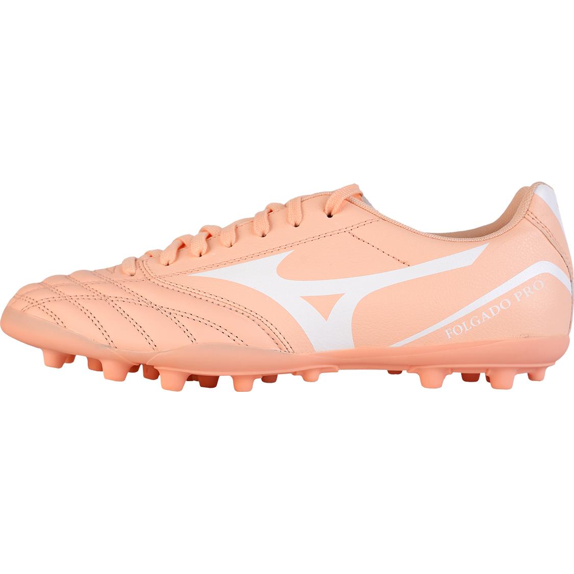 

Mizuno AG Artificial Ground Kangaroo Leather Coverage Soccer Shoes Men s Pink P1GA219360 42