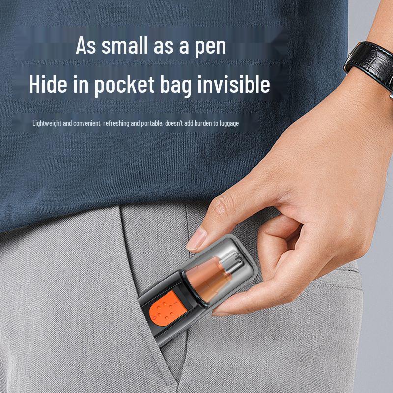 Rechargeable Electric Nose Hair Trimmer for Men - Scissors for Nostrils and Nose Hair Grooming