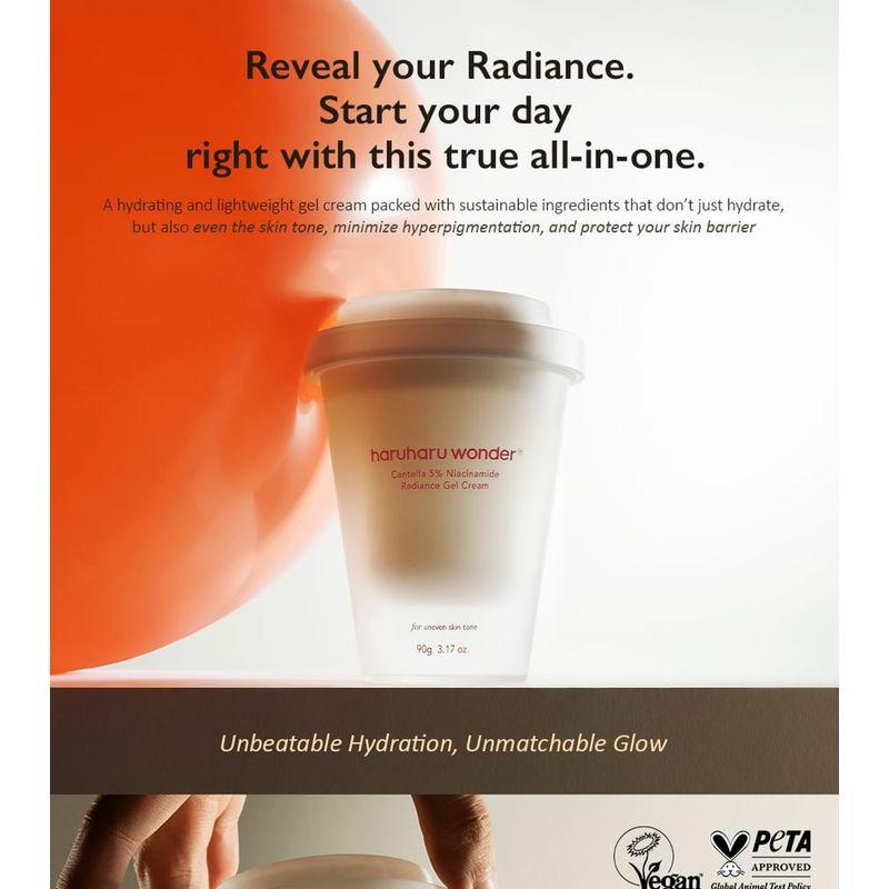 haruharu wonder - Centella 5% Niacinamide Radiance Gel Cream