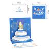 Cultural & Creative Birthday Pop-up Card - Party Blessing & Handmade Student Cake Gift