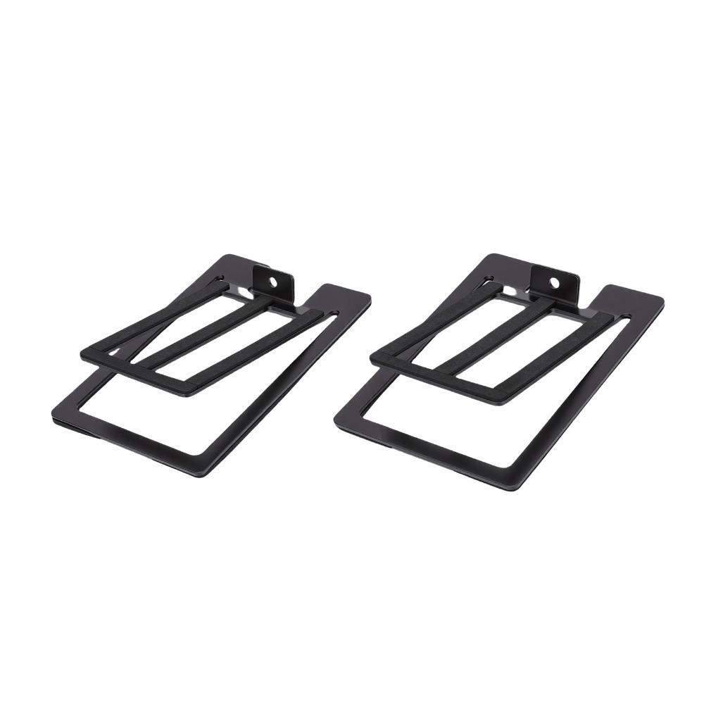 2PCS Tilted Speaker Risers Anti Vibration Pad Aluminum Speaker Stands  Desktop Use