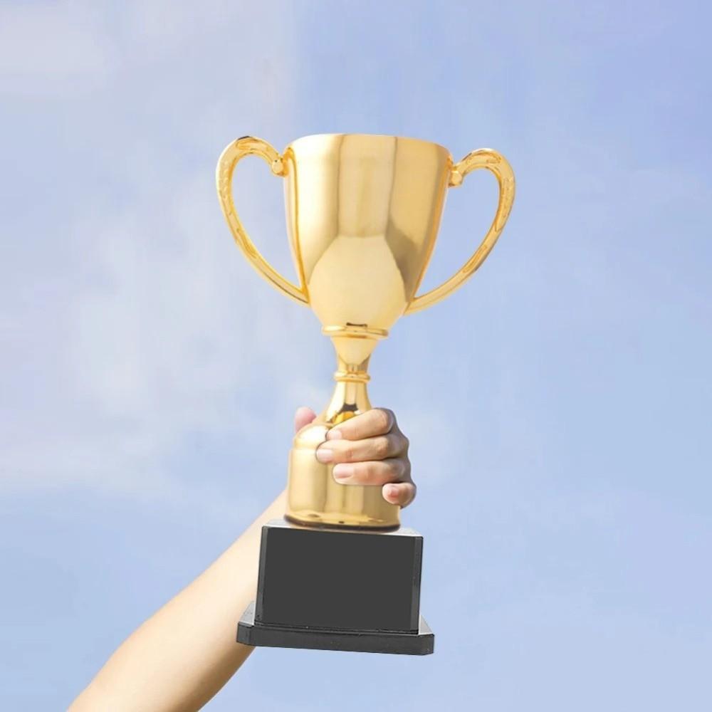 Gold Gold Trophy Awards Magnolia Plastic Award Cup School Rewarding Supply Rose Winner Award Trophy Toy