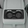 For 2019-2024 Dodge RAM 1500 Carbon Fiber Rear Armrest Box Cup Holder Cover Trim