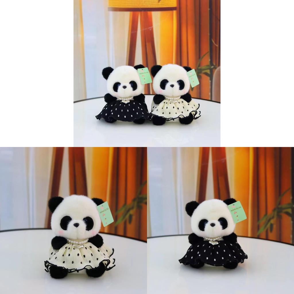 Plush Panda Toy With Soft Short Plush Filling For Kids And Babies Gift