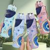 1PC Evil Eye Boho Geometric Pattern Print 750ml Color Plastic Sports Water Bottle Leakproof Flip Straw Lid Suitable for Sports Office Home Use