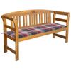 Day and Night - Day and Night Garden Bench with Cushion Solid Acacia Wood 157 Cm