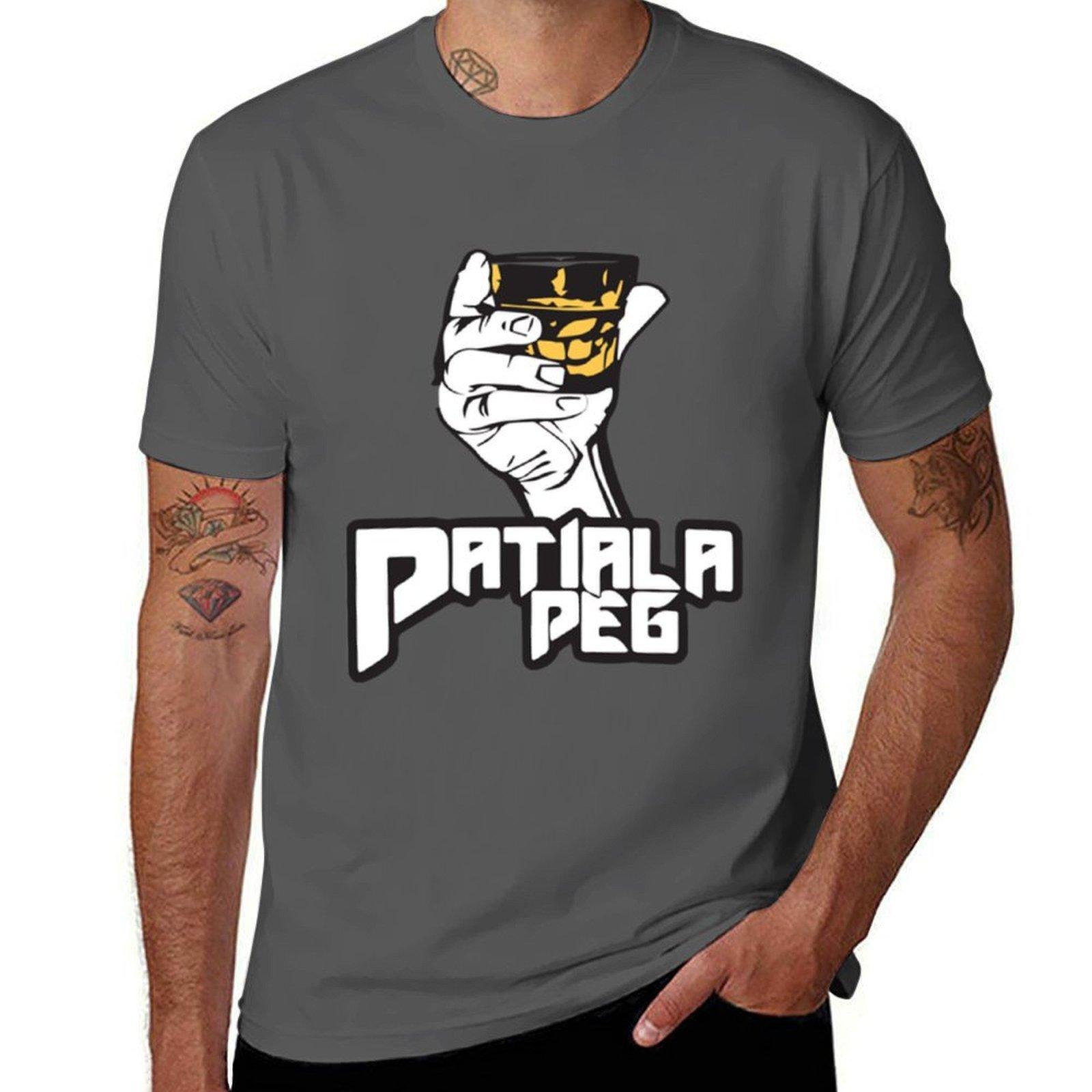 

Patiala Peg T Shirt, Punjabi Pop Culture T-Shirt cotton t shirt pack T-Shirt 4XL