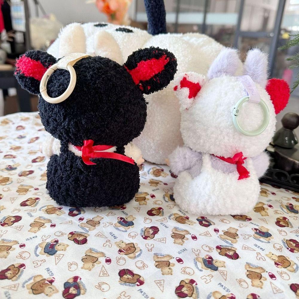 

Rich Sitting Labubu Cloth Golden Bell 17cm Plush Dolls Clothes Kids Girls Toys білий