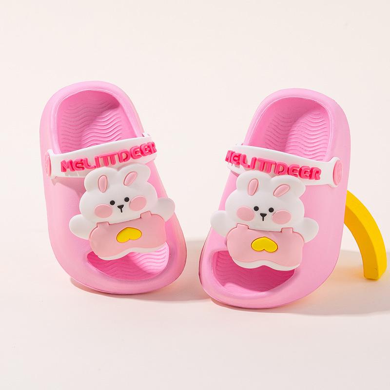 Girls  Shoes Boys  Cartoon Breathable Home Use Cool Slippers 130 розовый