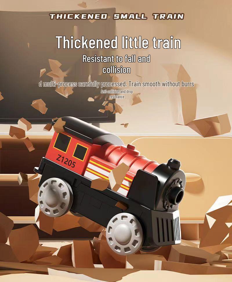 Free Shipping Assembled Fuxing Hao High-Speed Electric Train Set for Toddlers