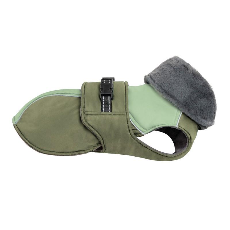 Warm Winter Dog Coat With Fleece Lining Windproof High Neck Collar Pet Jacket Small To Large Breeds