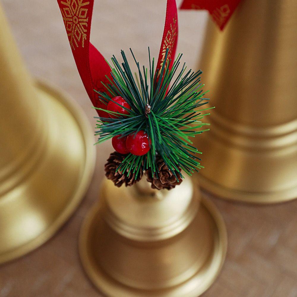 Metal Christmas Iron Bell Pendant Pleasant Sound Christmas Chime Bell  Party Favors