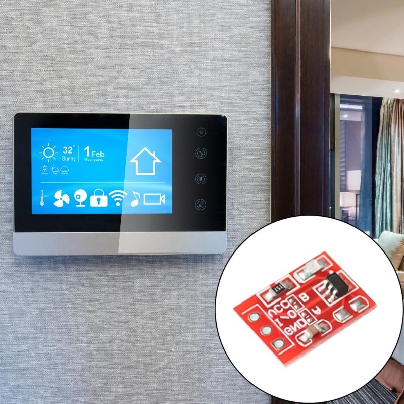 Capacitive Touch Sensors Switching Button Module Low Power Consumption Wide Voltages 2.5V-5.5V AntiInterference Circuit