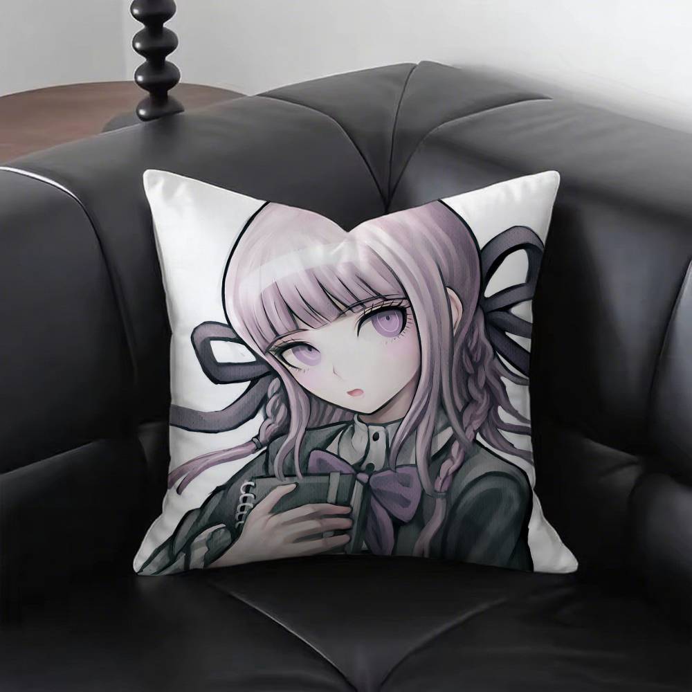 Anime Danganronpas Pillow Case Fashion Square Pillowcase Bedroom Sofa Room Ins Decoration Leisure