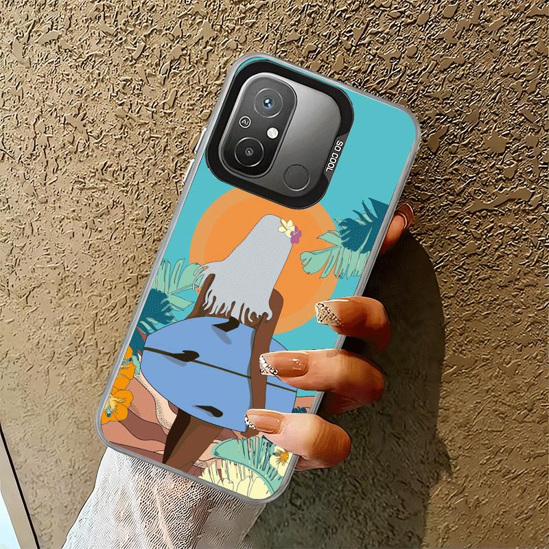 Surfboard Surfing Surf Summer Shockproof Phone Case for Xiaomi Poco X7 X6 X5 X3 Pro F7 Ultra M8 Redmi 15C 15 14C 13C 12C 10C 13