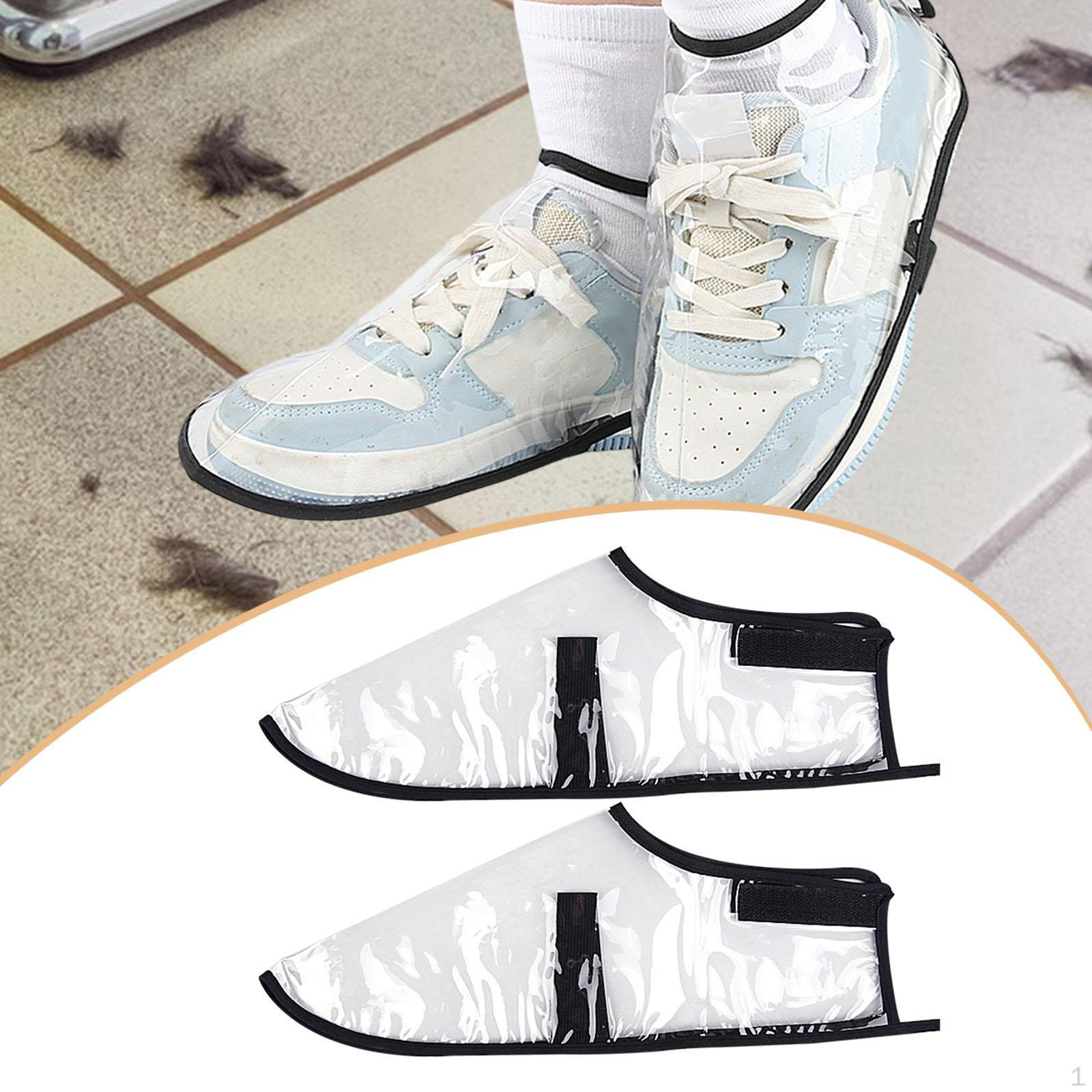 

1 Pair Barber Shoe Covers Protective Foot for Men Women Dustproof Shoes Cap Protector 42 to 45