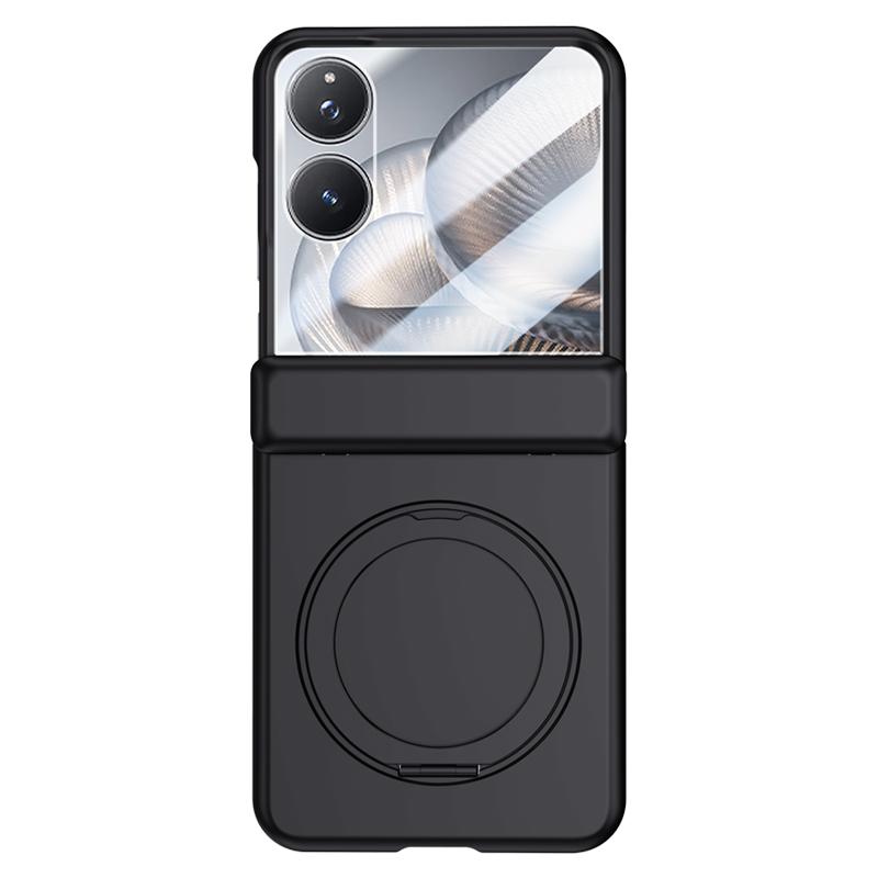 Magnetic Metal Holder Tempered Glass Film Full Protect Case For Xiaomi Mi Mix Flip2 Flip 2 Spring Hinge Protect Cover
