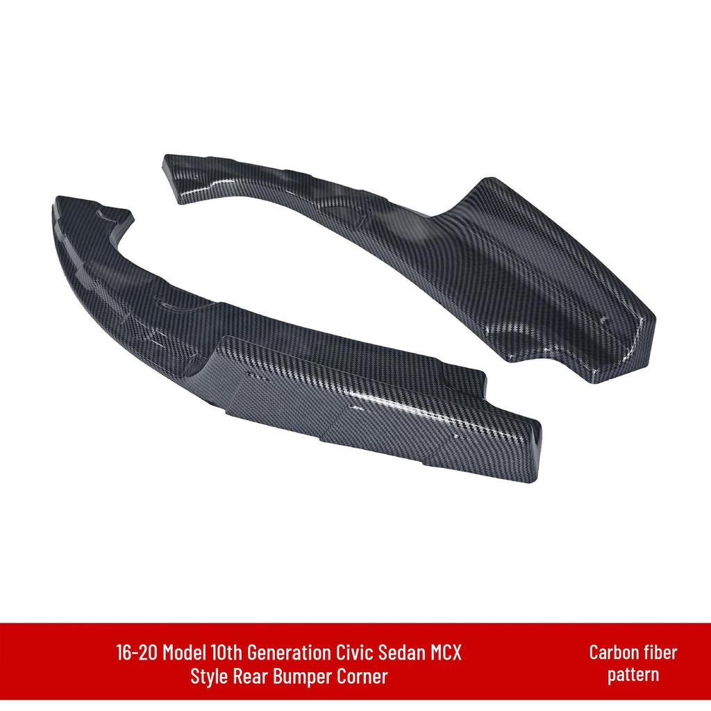 Kit de Carroceria Difusor Traseiro e Splitter Frontal para Civic 10ª Geração