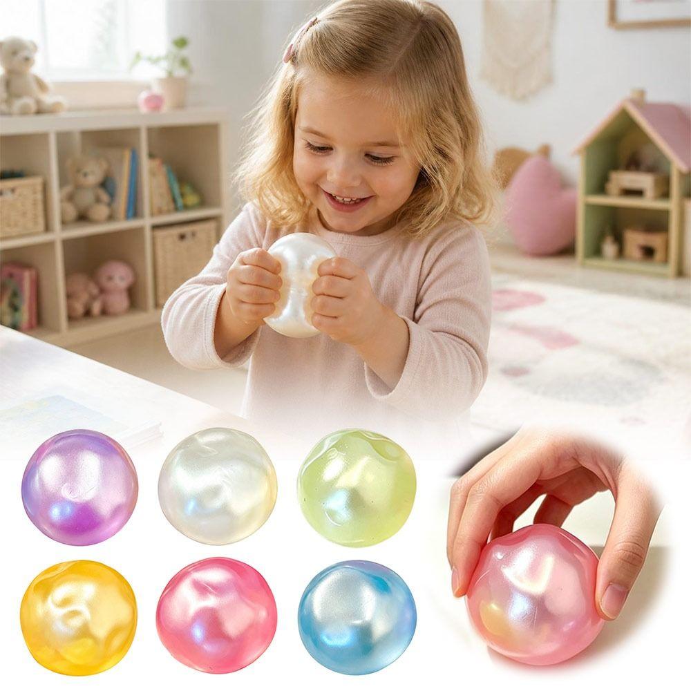 Weicher Griff Sensorischer Fidget Ball Kokosnussöl Squishy Ball Stressabbau Verwendung